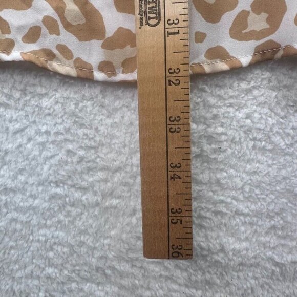 Torrid Shirt Womens 3XL Tunic Pullover Animal Print Blouse Long Sleeve Roll Tab - Picture 9 of 9